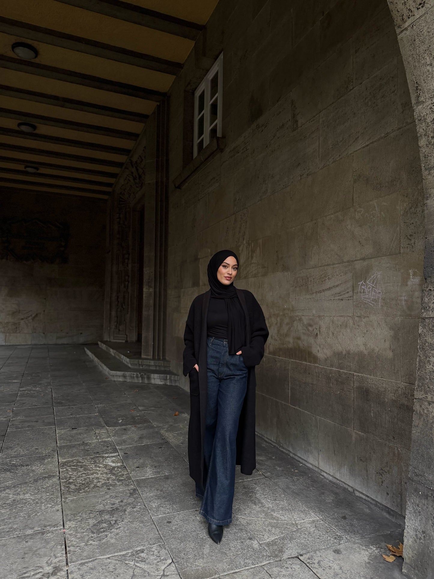 Marrakesh Mantel in schwarz