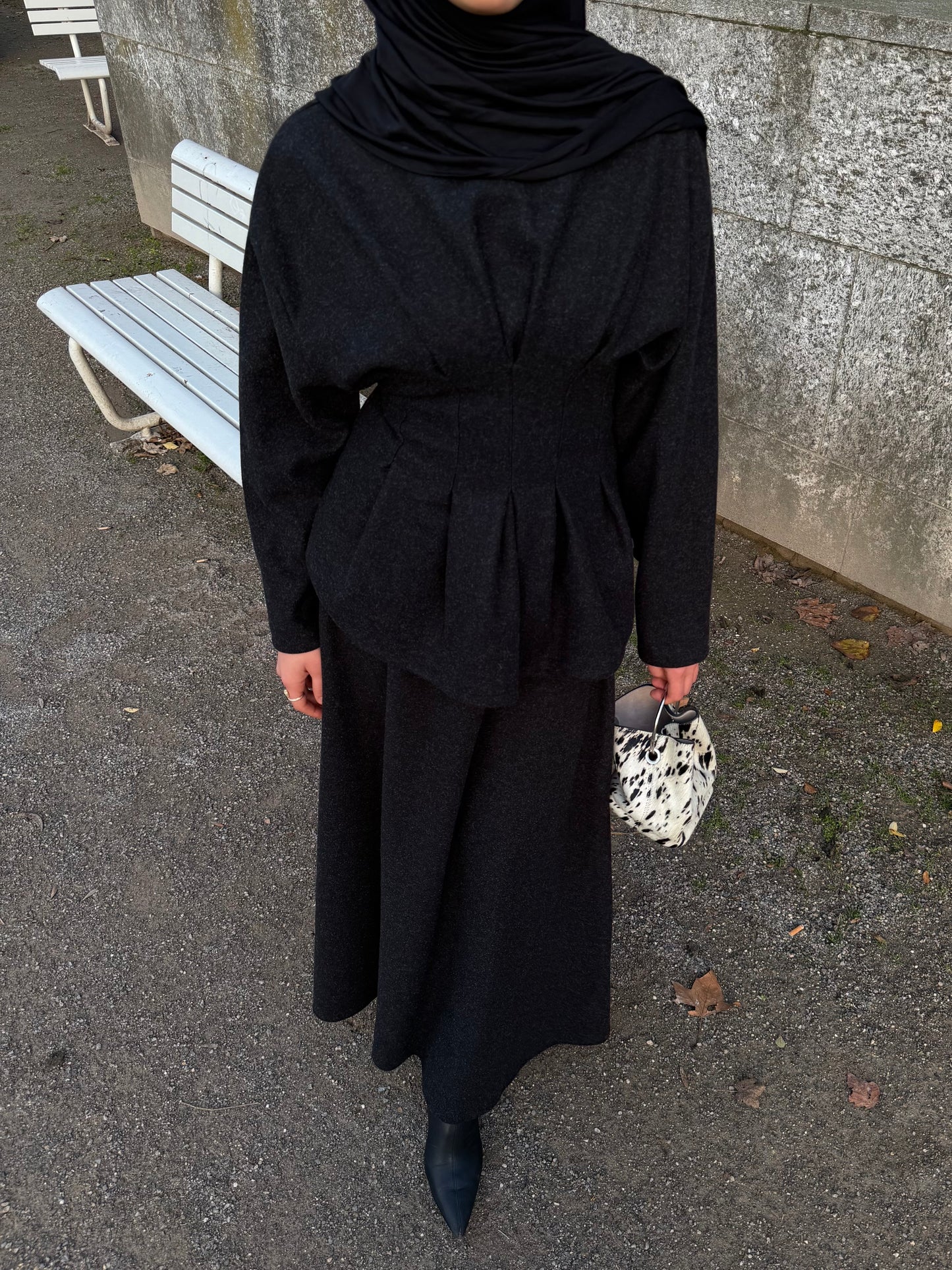 Selena Zweiteiler in schwarz