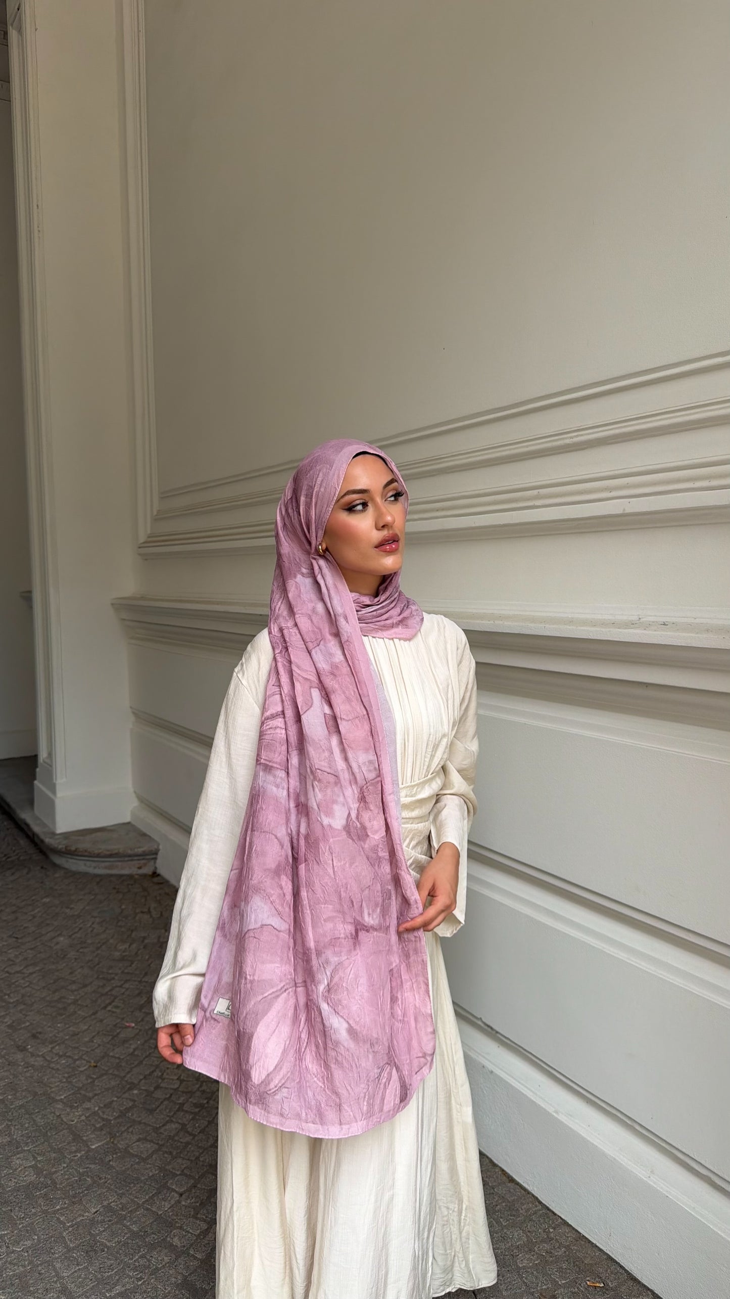 Roselle Hijab in Pink