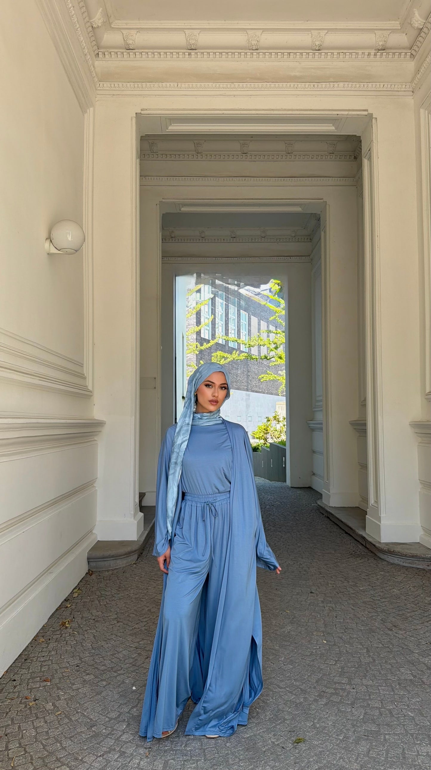 Aura Set in Blau