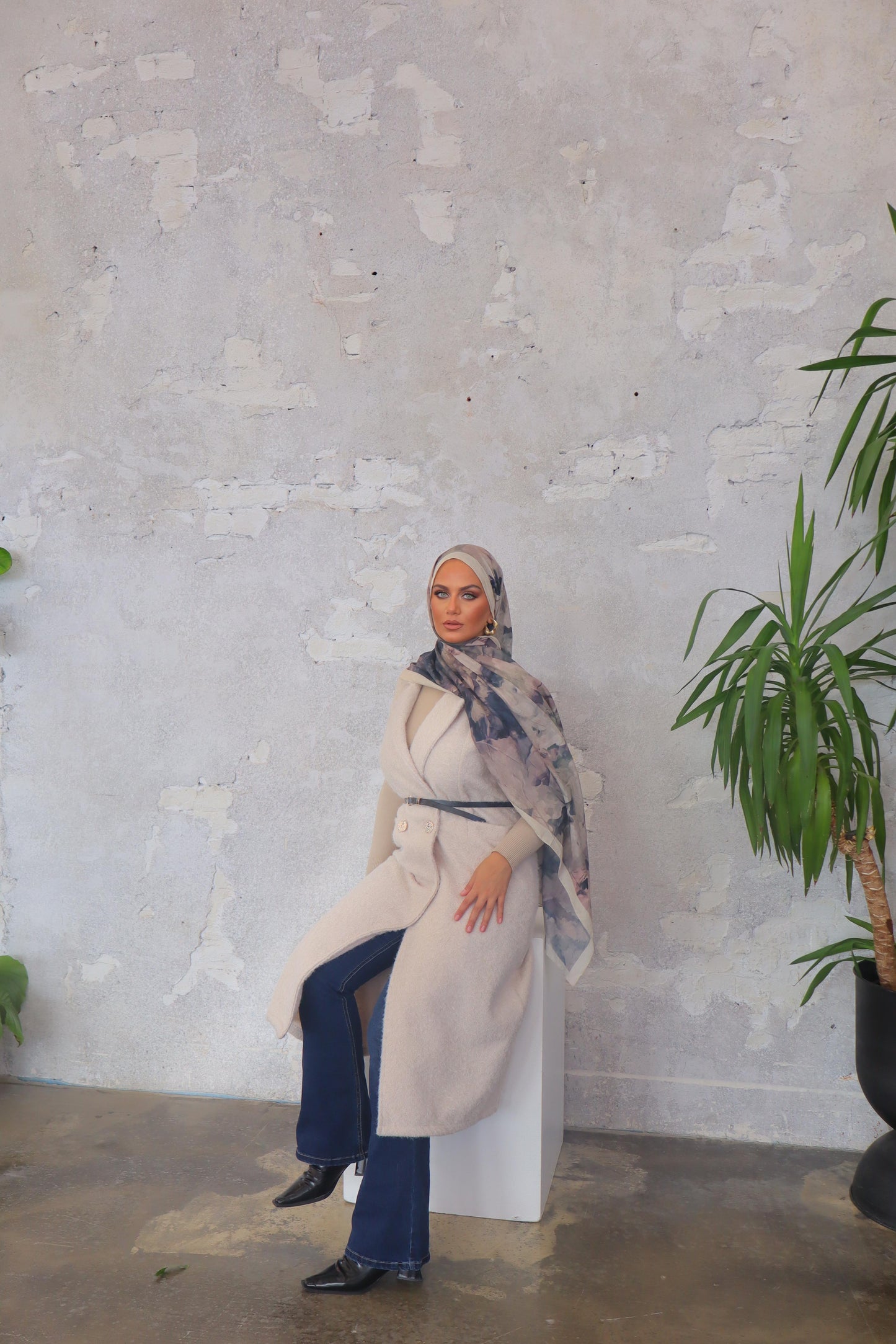 Lamiya Weste in creme