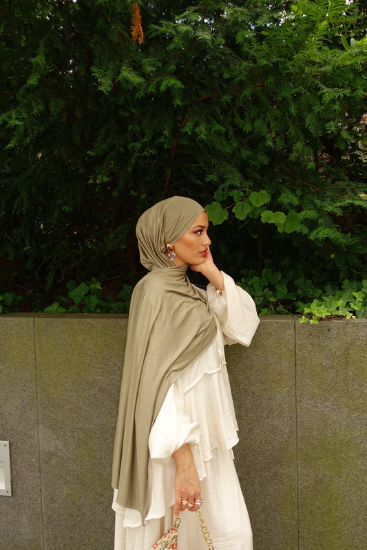 Premium Jersey in Khaki