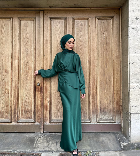 Zweiteiler Hera in Smaragdgrün