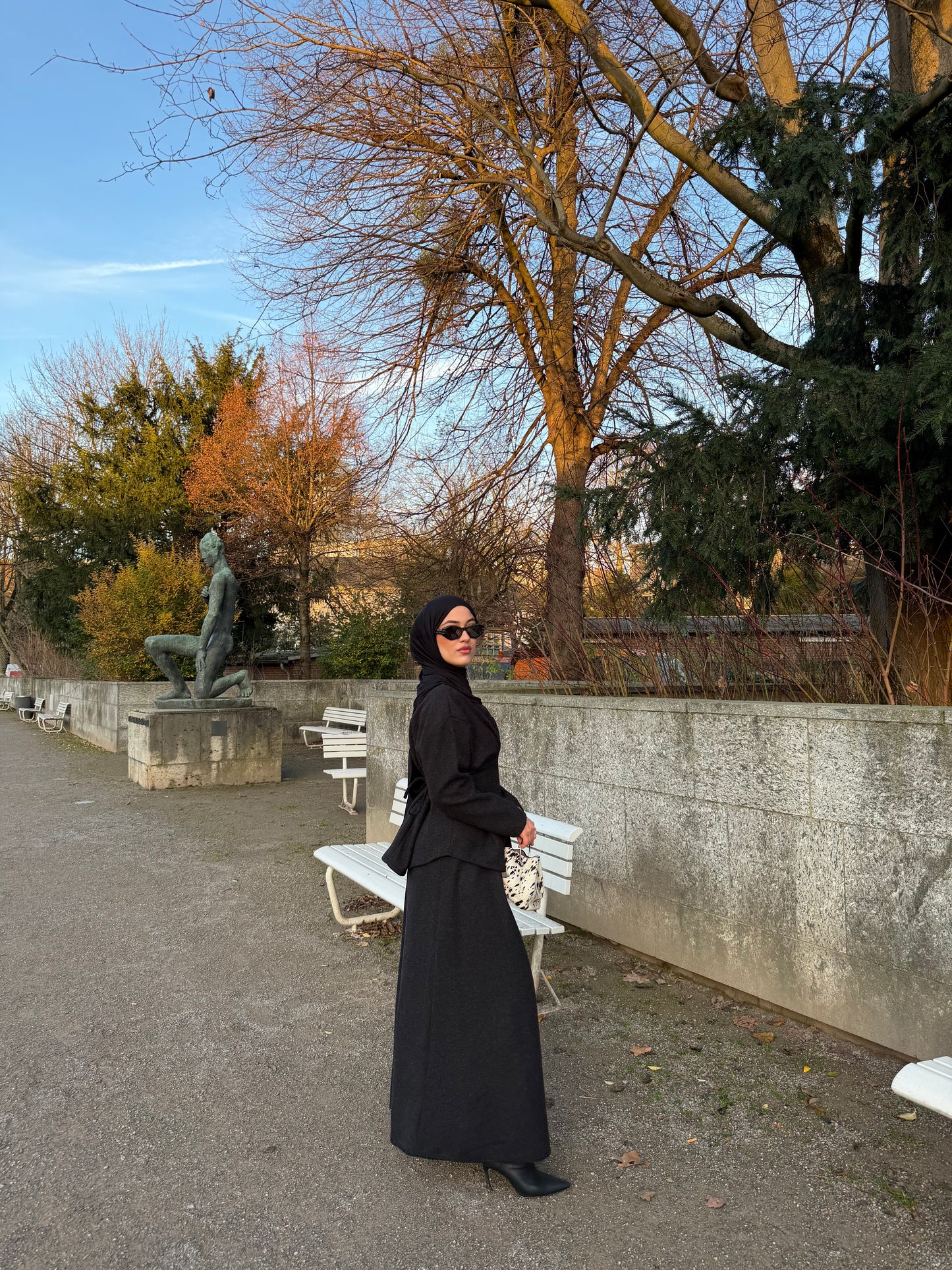 Selena Zweiteiler in schwarz