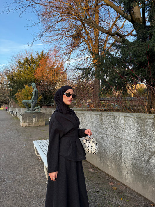 Selena Zweiteiler in schwarz