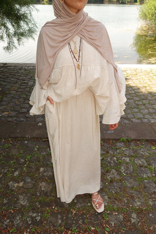 Nura Zweiteiler in creme