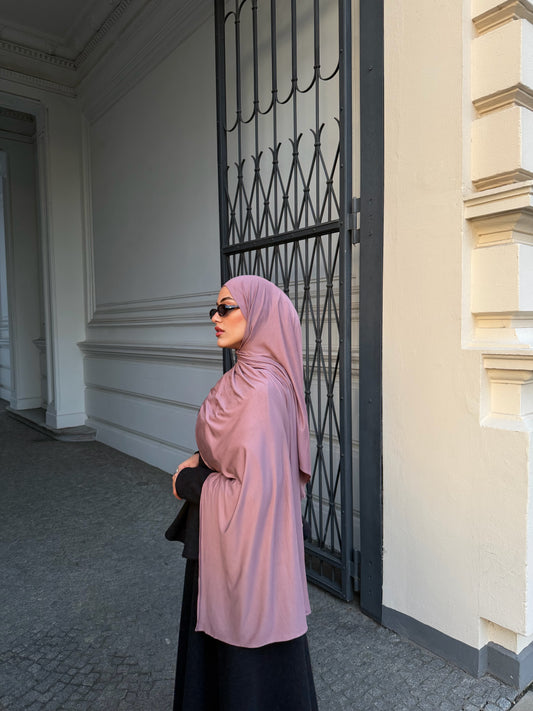 Premium Jersey in dusty rosewood