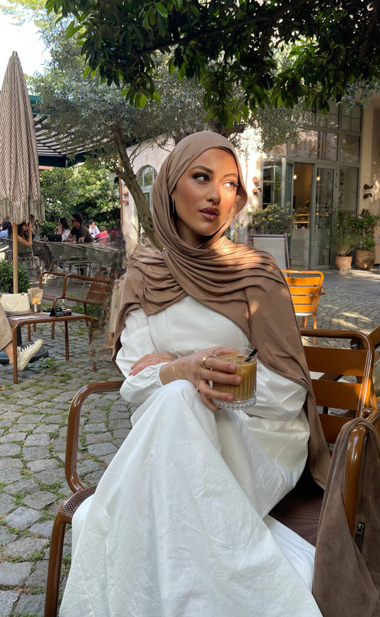 Premium Jersey in Karamell