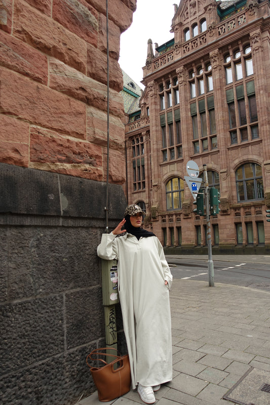 Cappadocia Maxikleid in beige