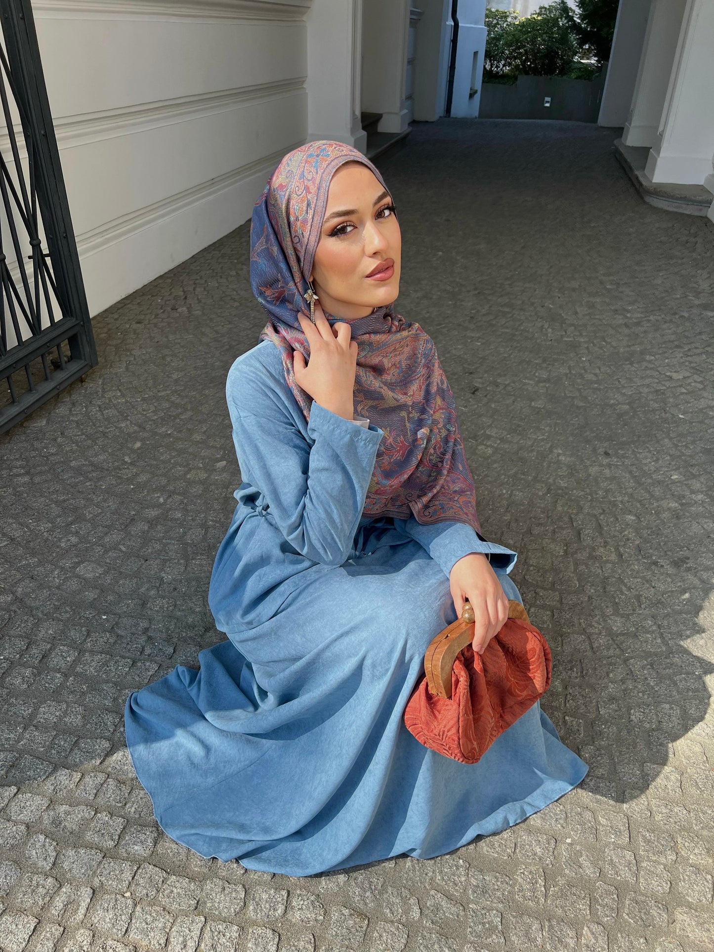 Layla Set in blau