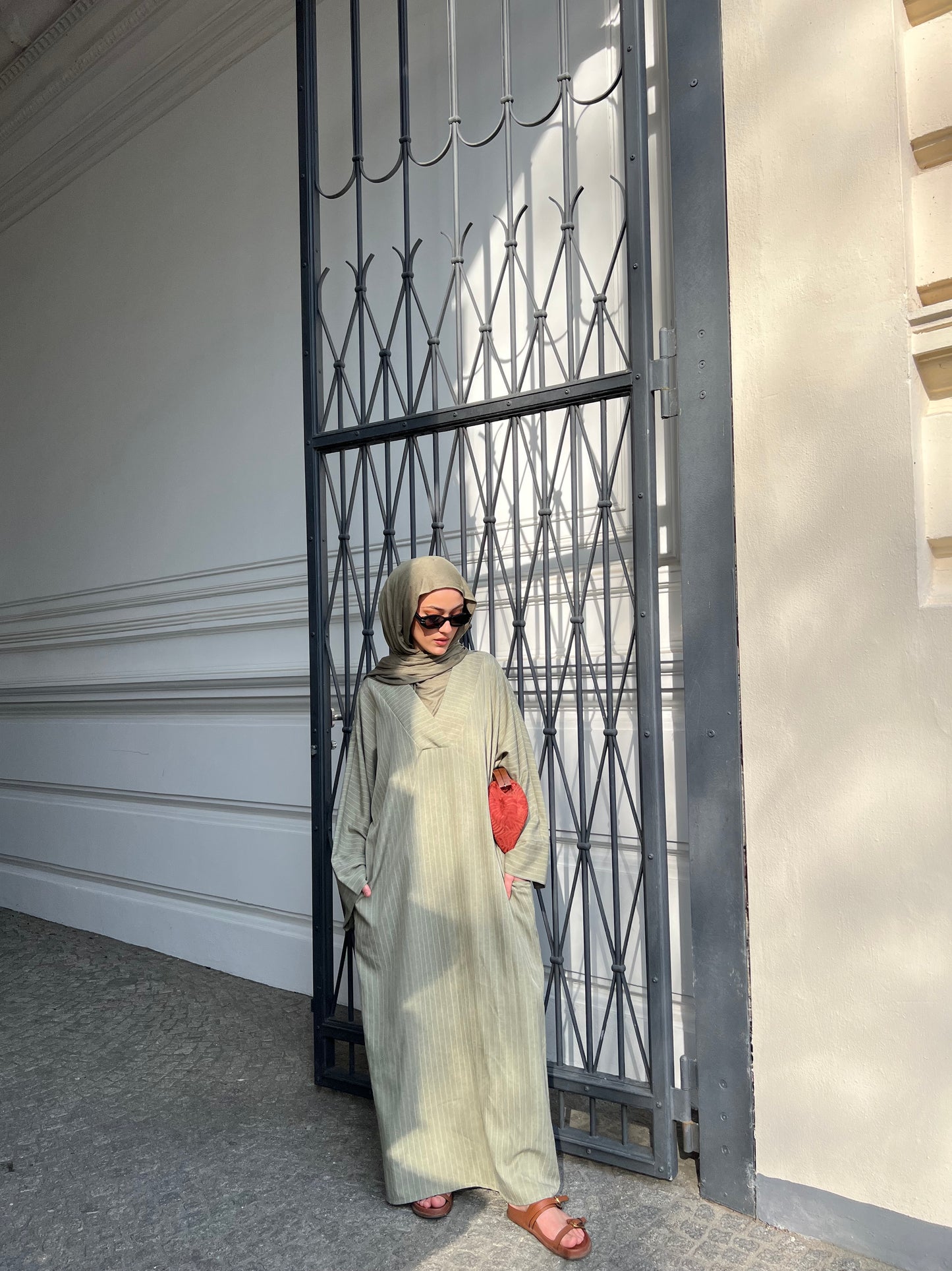 Urban Kimono in Khaki