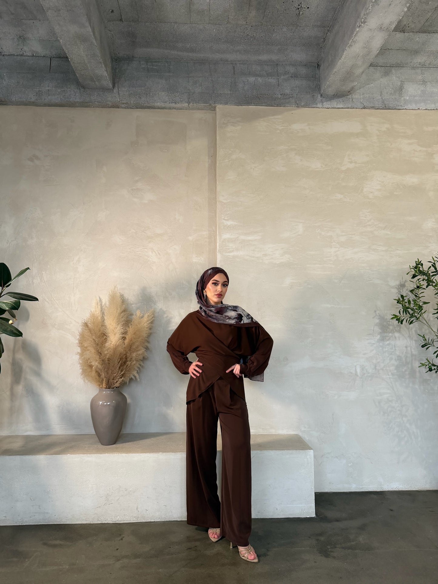 Aurelia Zweiteiler in braun