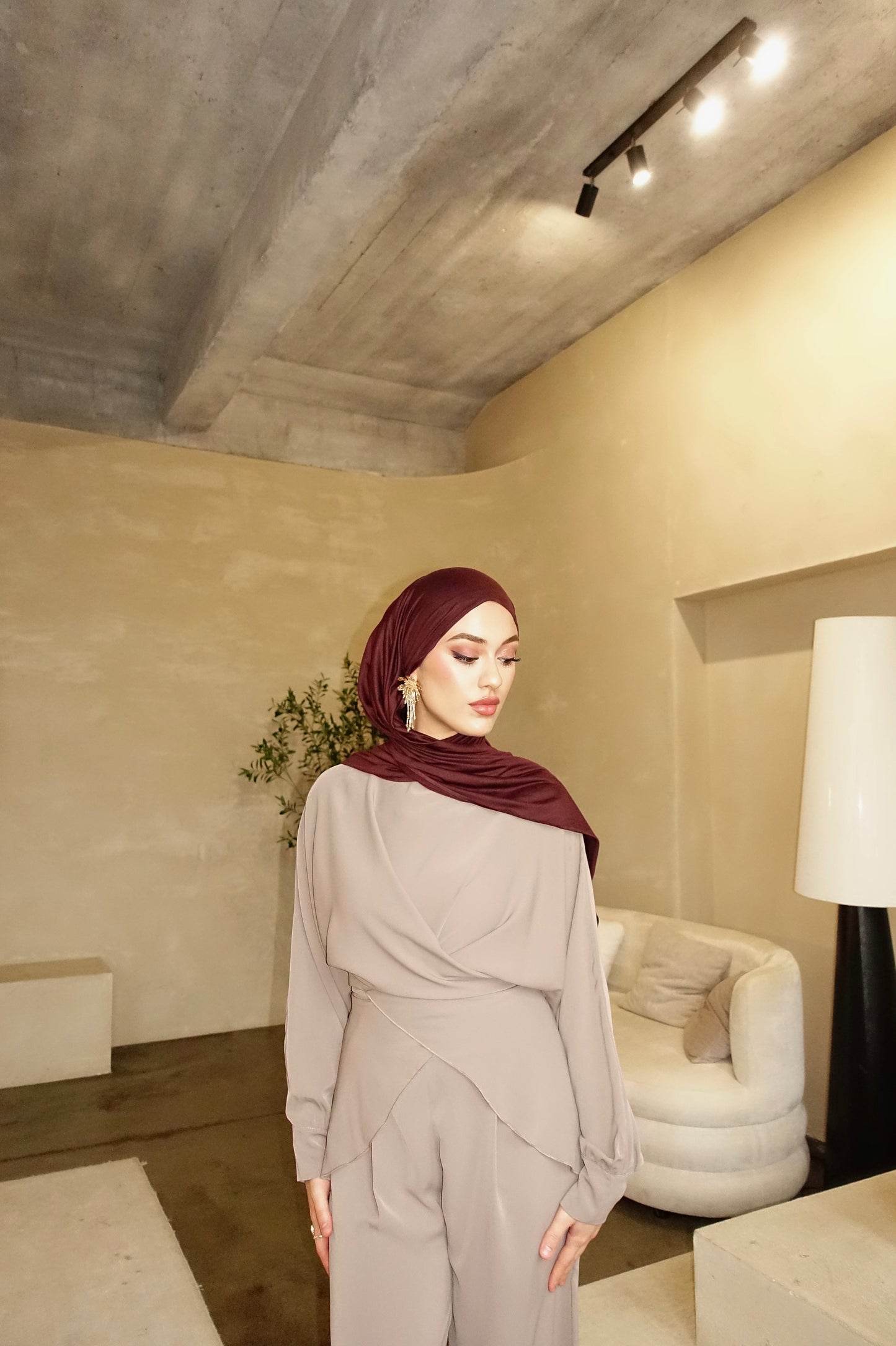 Aurelia Zweiteiler in taupe