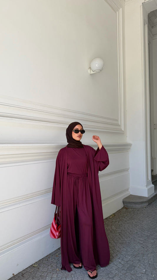 Aura Set in Bordeaux