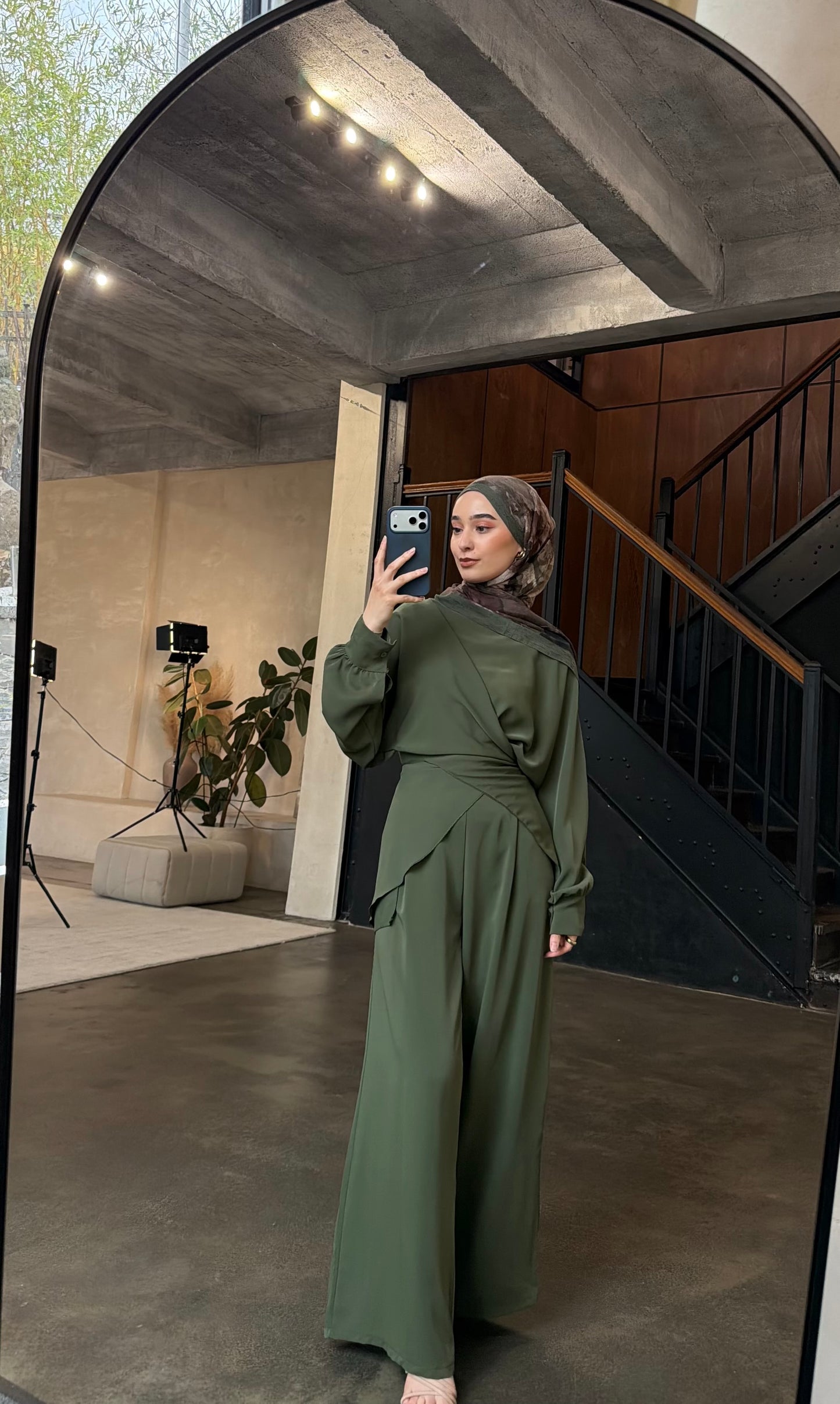 Aurelia Zweiteiler in khaki