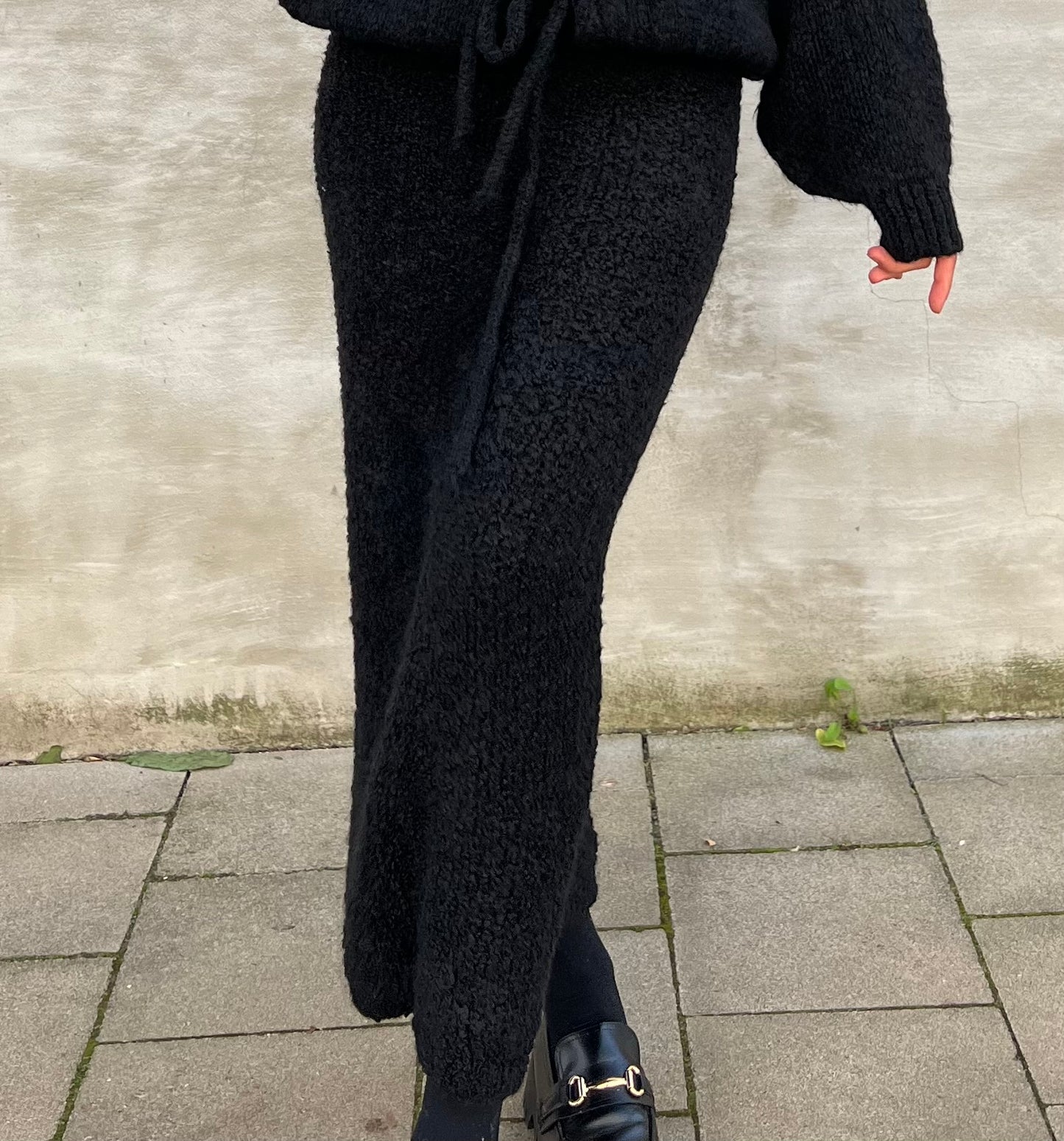 Strickrock in Schwarz