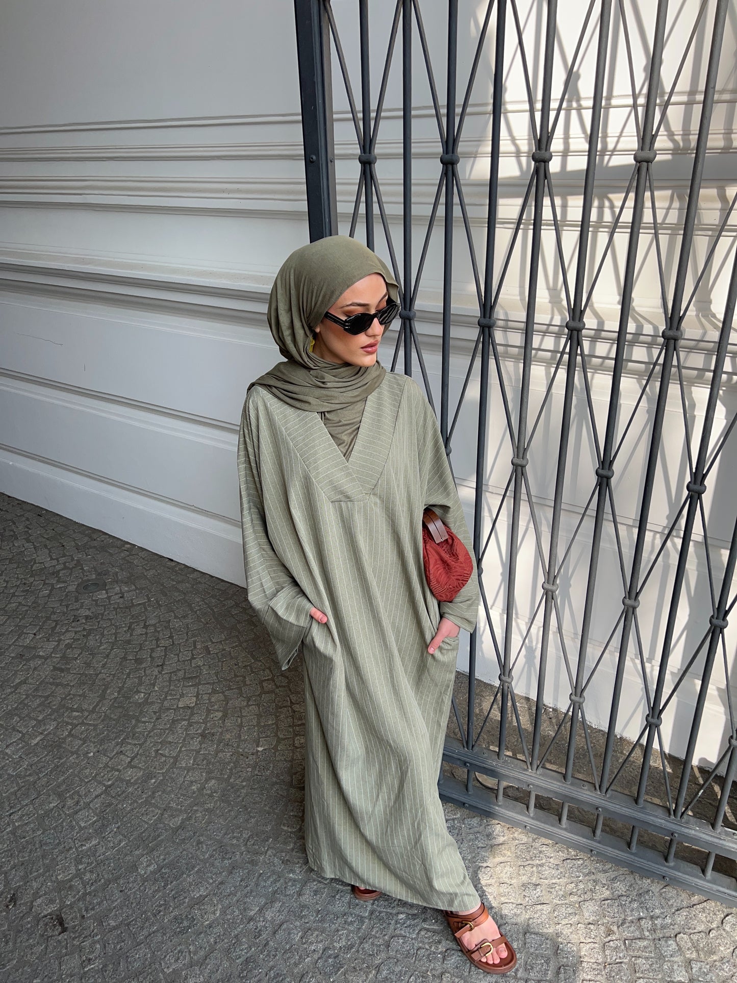 Urban Kimono in Khaki