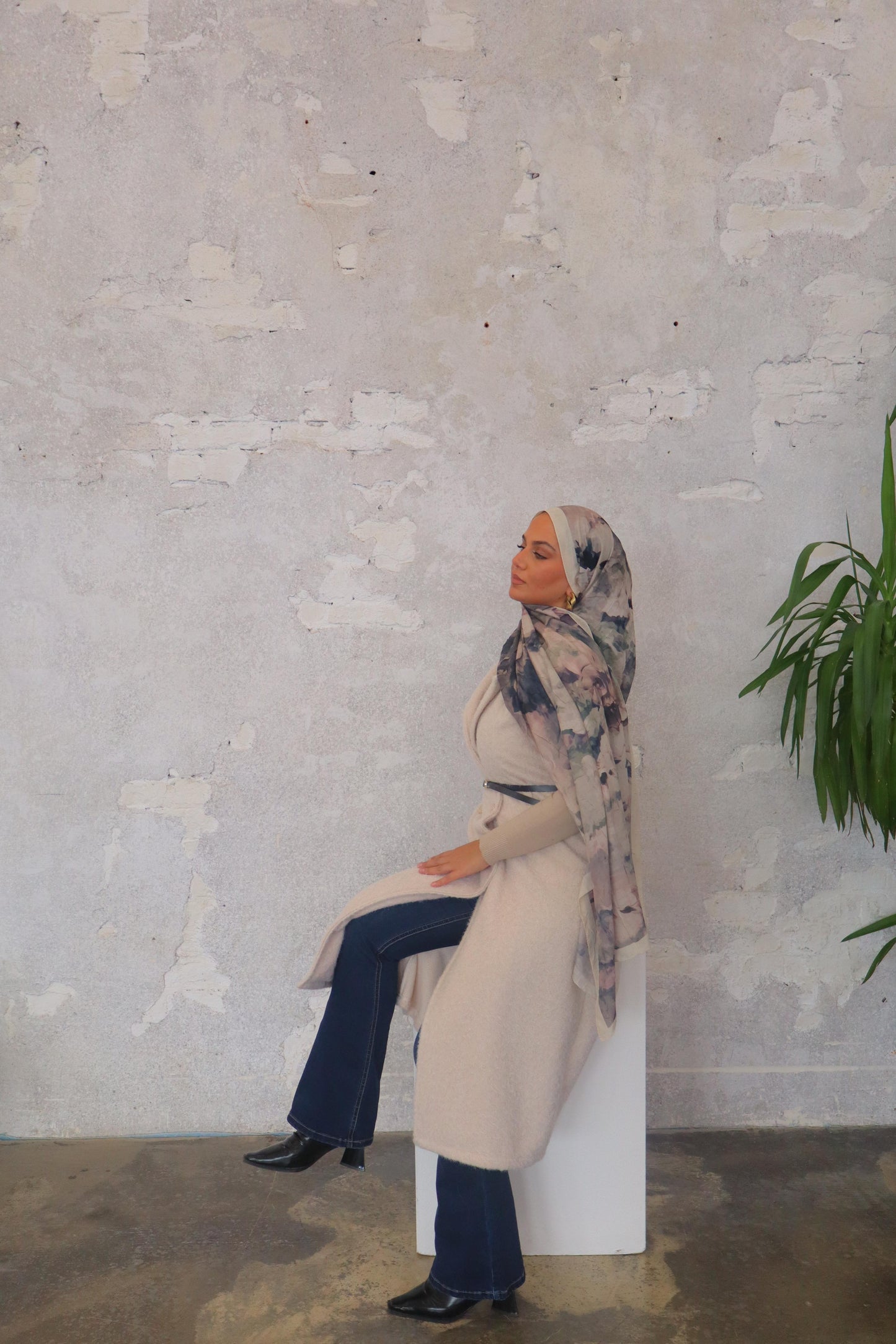 Sahra Hijab in creme
