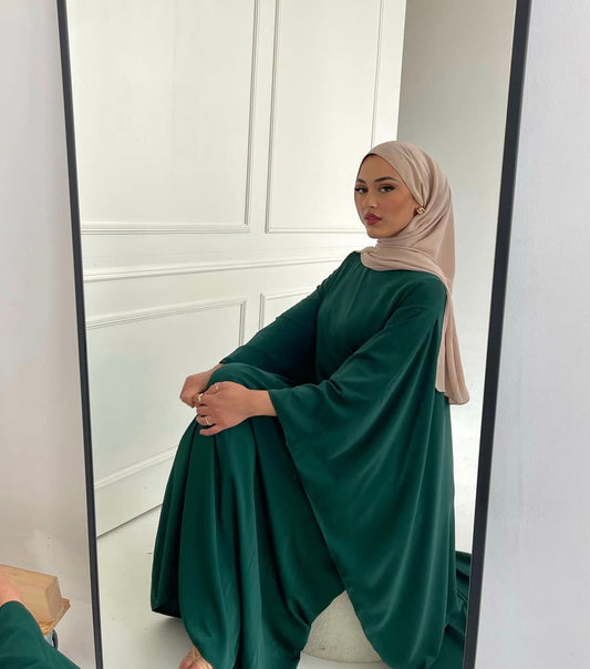 Abaya Acillea in dunkelgrün