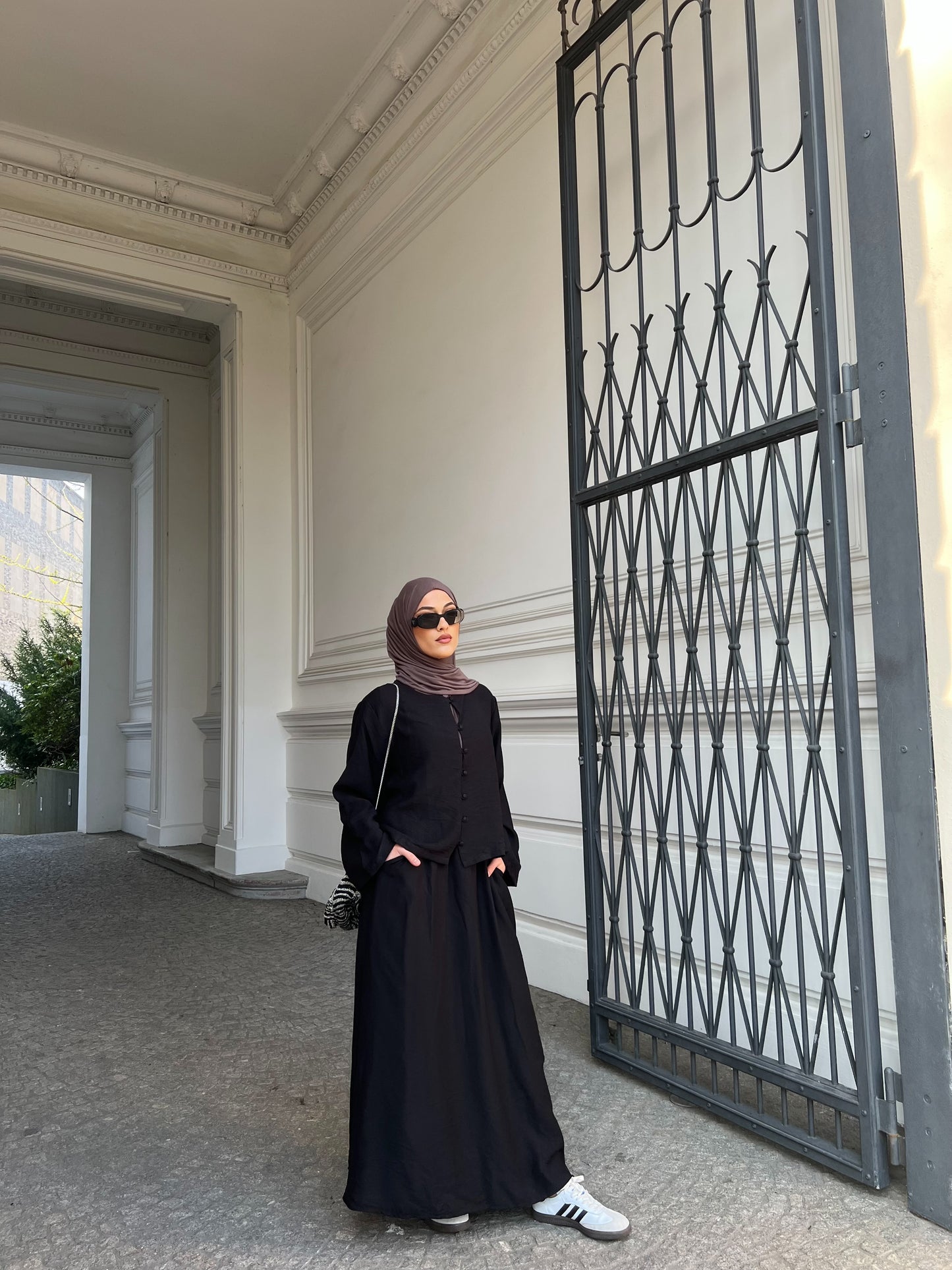 Haya Set in schwarz