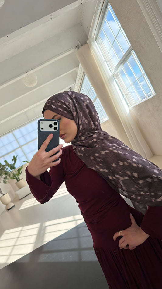 Bambi hijab in schokobraun