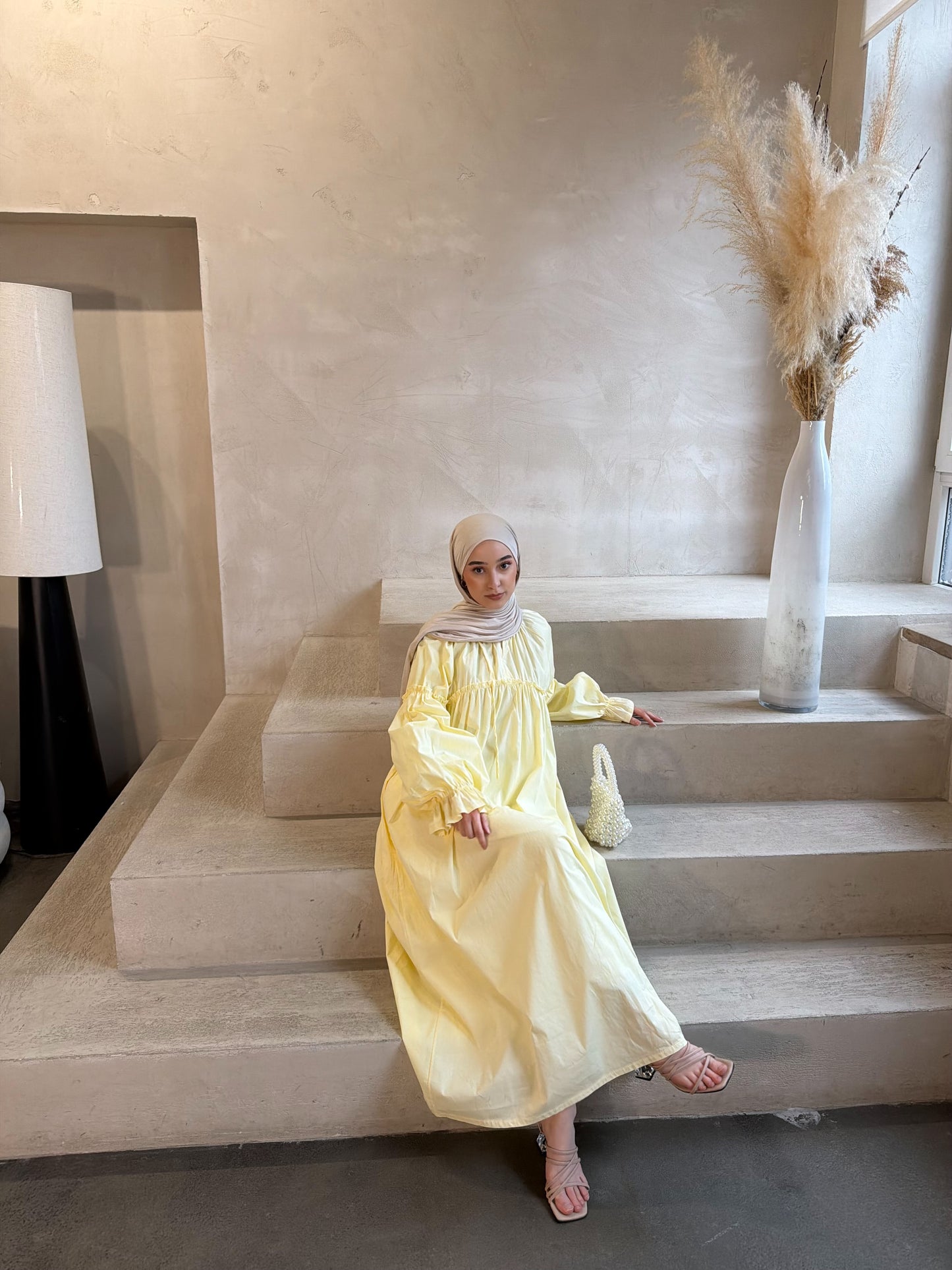 Solea Dress in Buttergelb