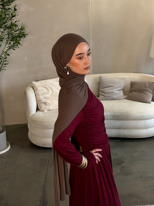 Premium Jersey in taupe