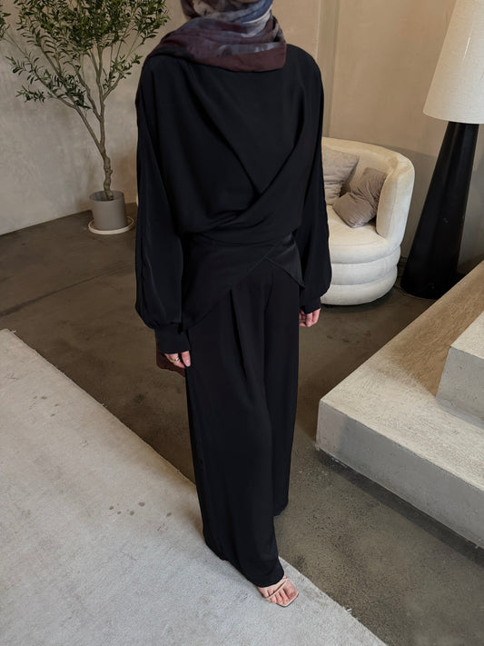 Aurelia Zweiteiler in schwarz